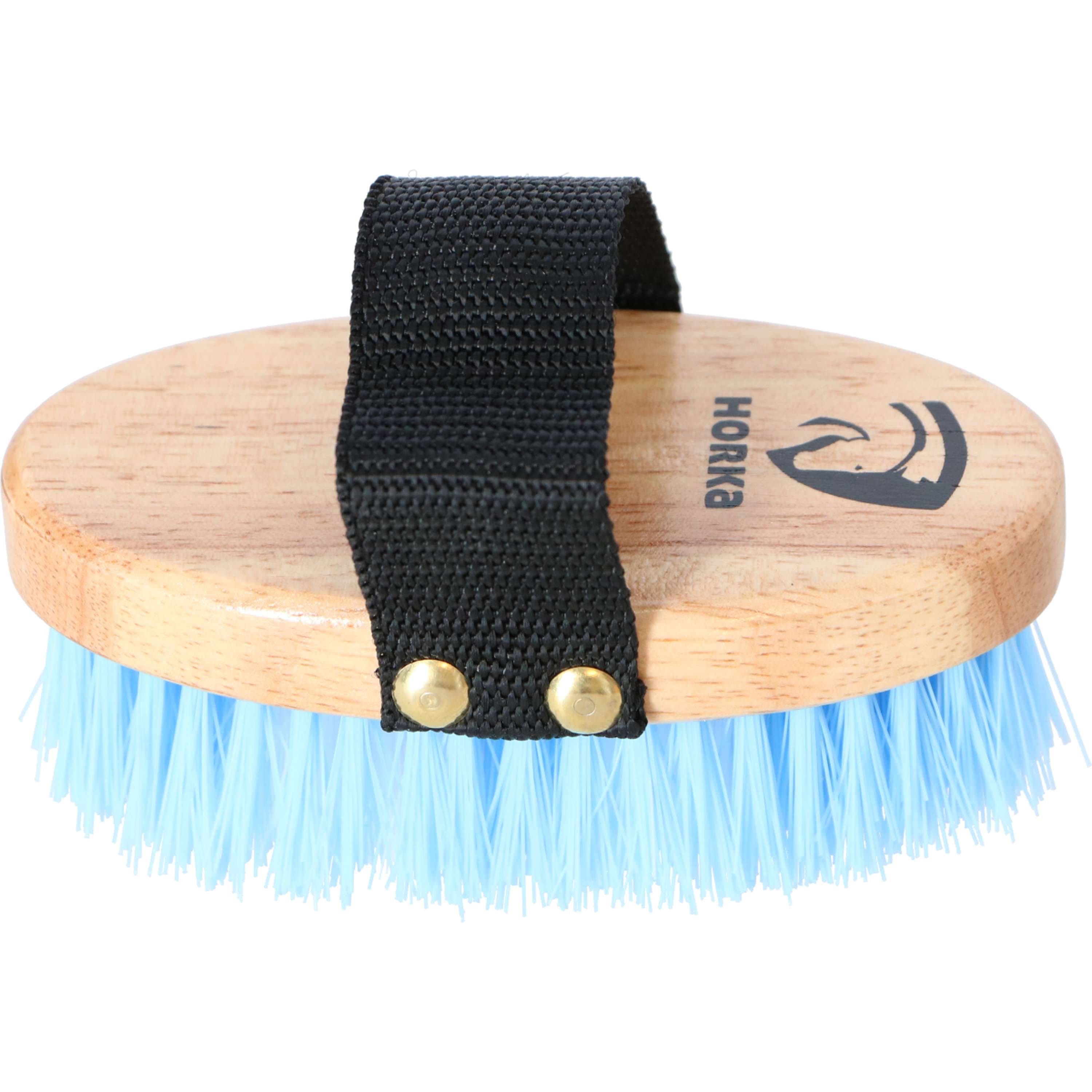 HORKA Zachte Borstel Hout Pony Licht Blauw