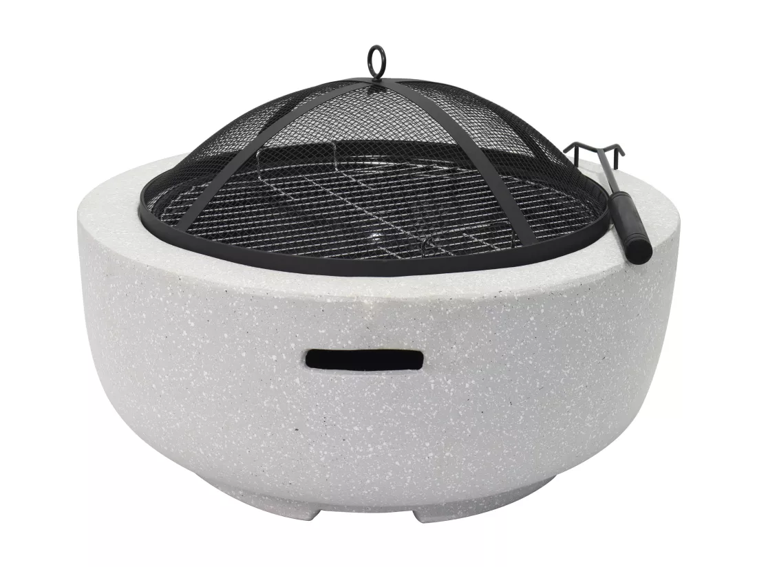 Brasero grill en MGO - L60.5 x l60.5 x H42.5 cm - GARMONA