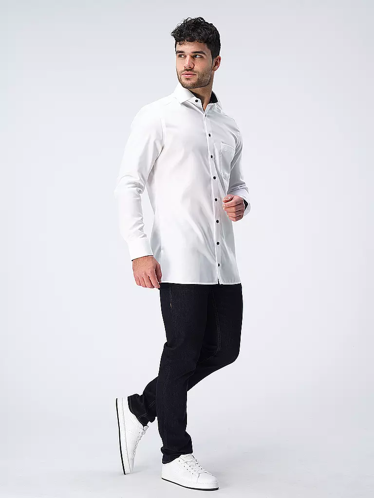 OLYMP Hemd Modern Fit weiss