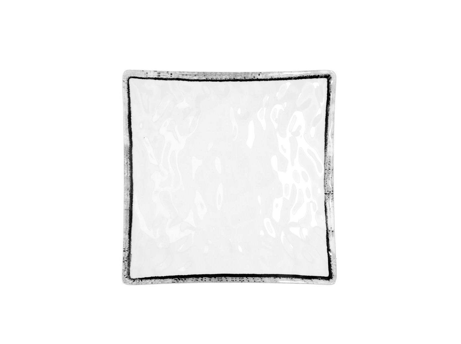 PRATO QUADRADO QUID MELAMINA 19X19X4.5CM