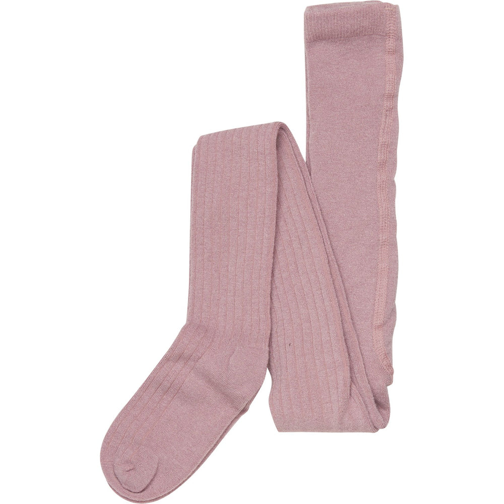Køb Minymo Burnished Lilac Uld Strømpebukser Rib 2-pak