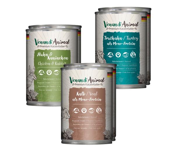 Venandi Animal Nassfutter für Katzen Adult