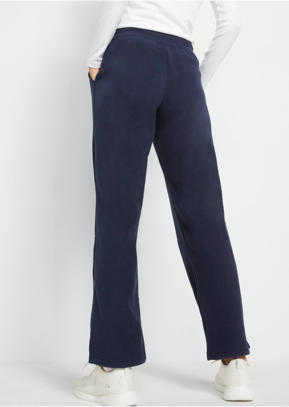 Pantalon polaire, coupe droite