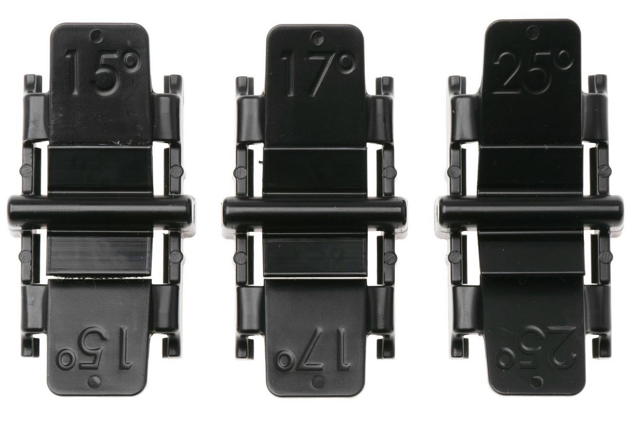 Wicked Edge Venture WEKG-SET Set Of 3 Knife Guides, slijphoekgeleiders (15, 17 & 25°)