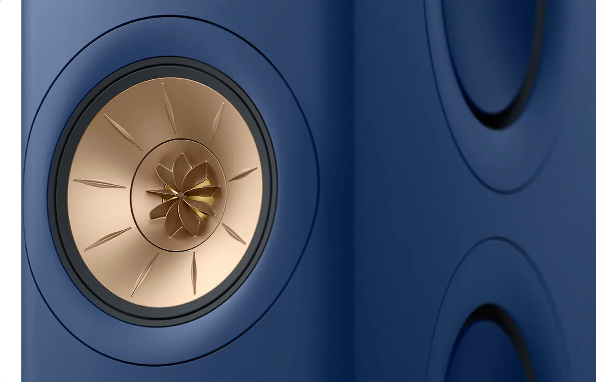 KEF LS60 Wireless Bleu royal Enceintes sans fil hi-fi