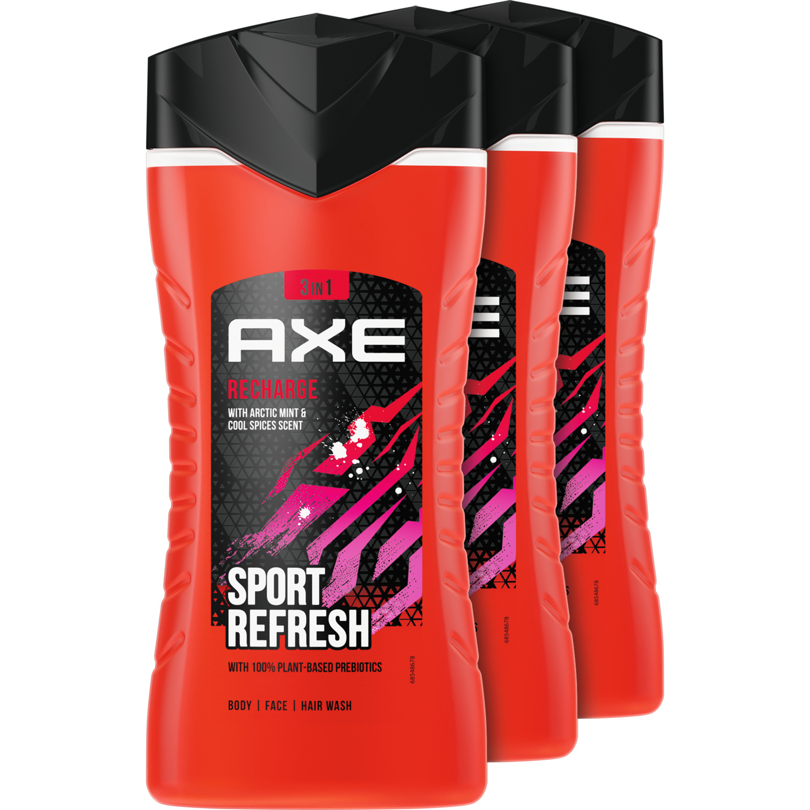 Axe 3in1 Dusch Recharge Sport Refresh 3 x 250 ml