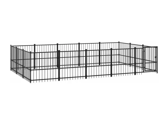 Chenil cage enclos pac noire 485 x 291 x 100 cm 02_0041790