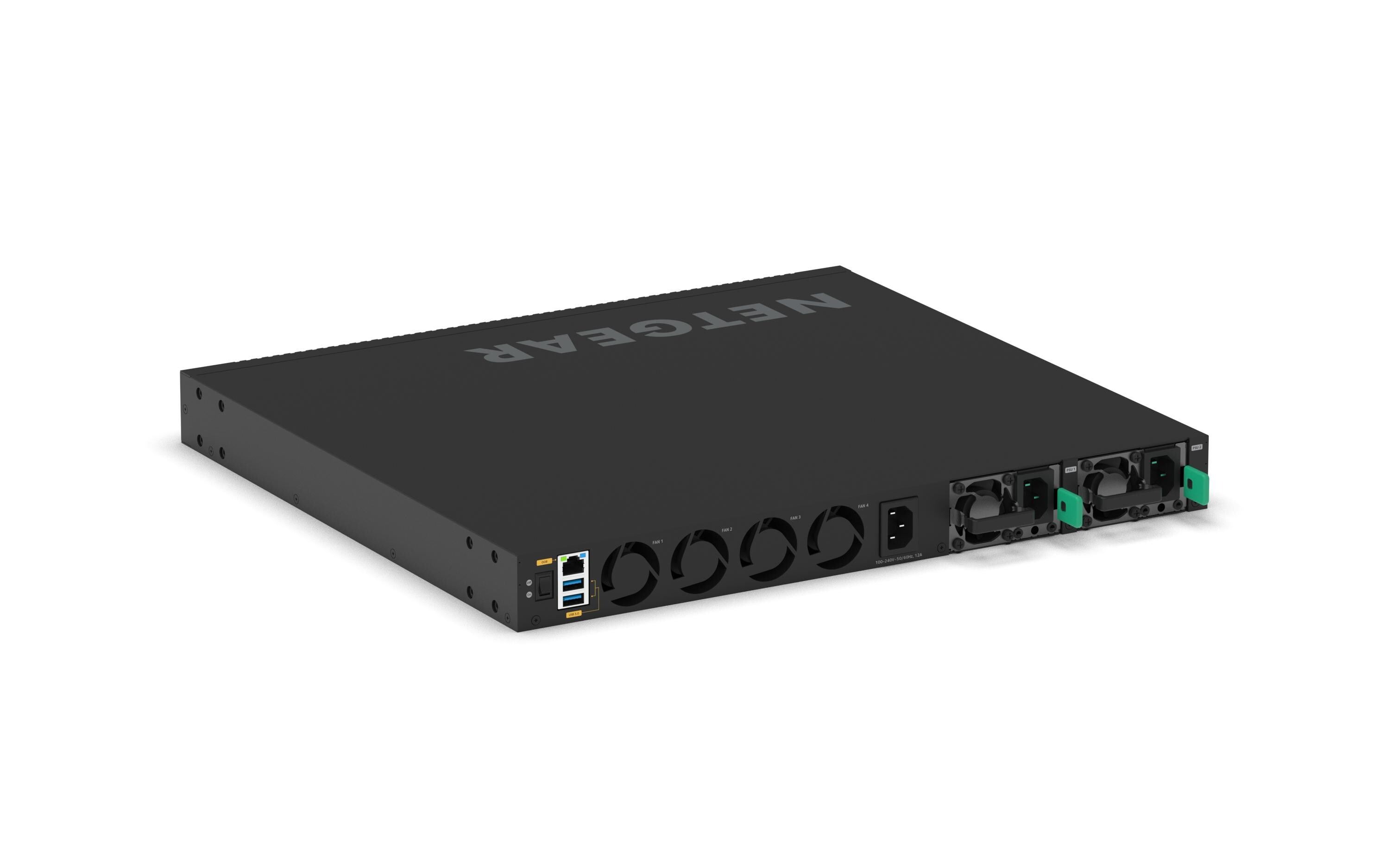 PoE++ Switch MSM4352 52 Port<br>44x 2.5G, 4X10G/Multi-Gig PoE++ (194W Basisstation, bis zu 3.314W) und 4x SFP28 25G (MSM4352) Managed Switch