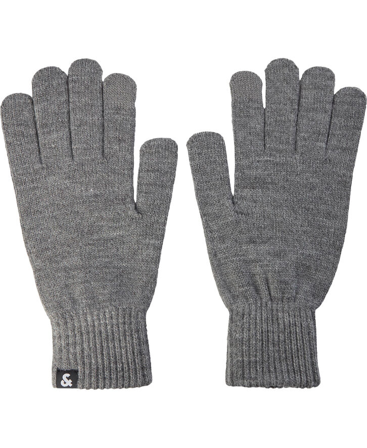 Jack & Jones JACBARRY Strikhandsker Grå