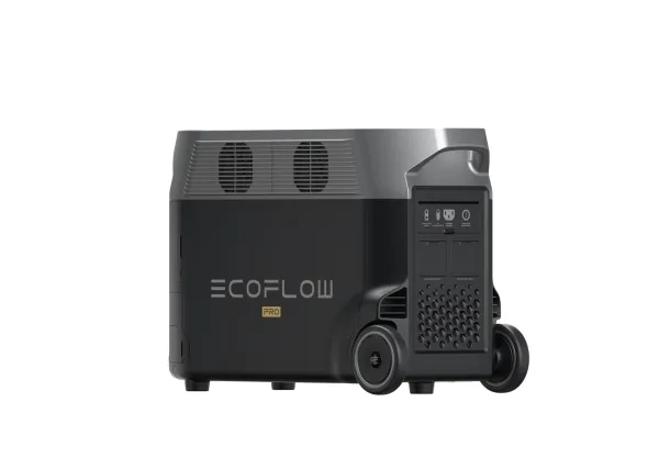 EcoFlow Delta Pro - Transportabel strømstation - AC 220-240 V - litiumjernfosfat - 3600 Wh - Wi-Fi, Bluetooth - output-stikforbindelser: 14