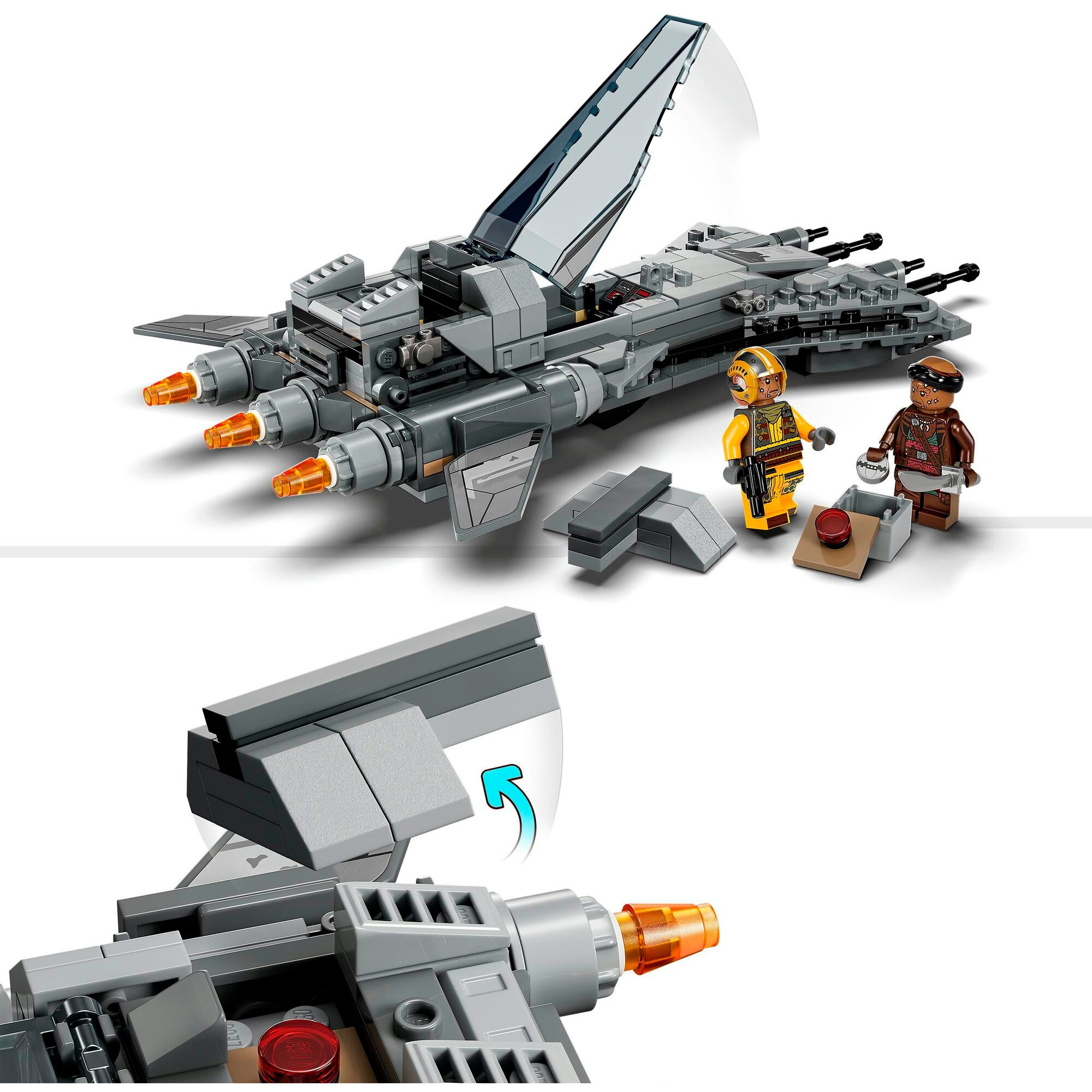 LEGO Konstruktionsspielzeug Star Wars Snubfighter der Piraten