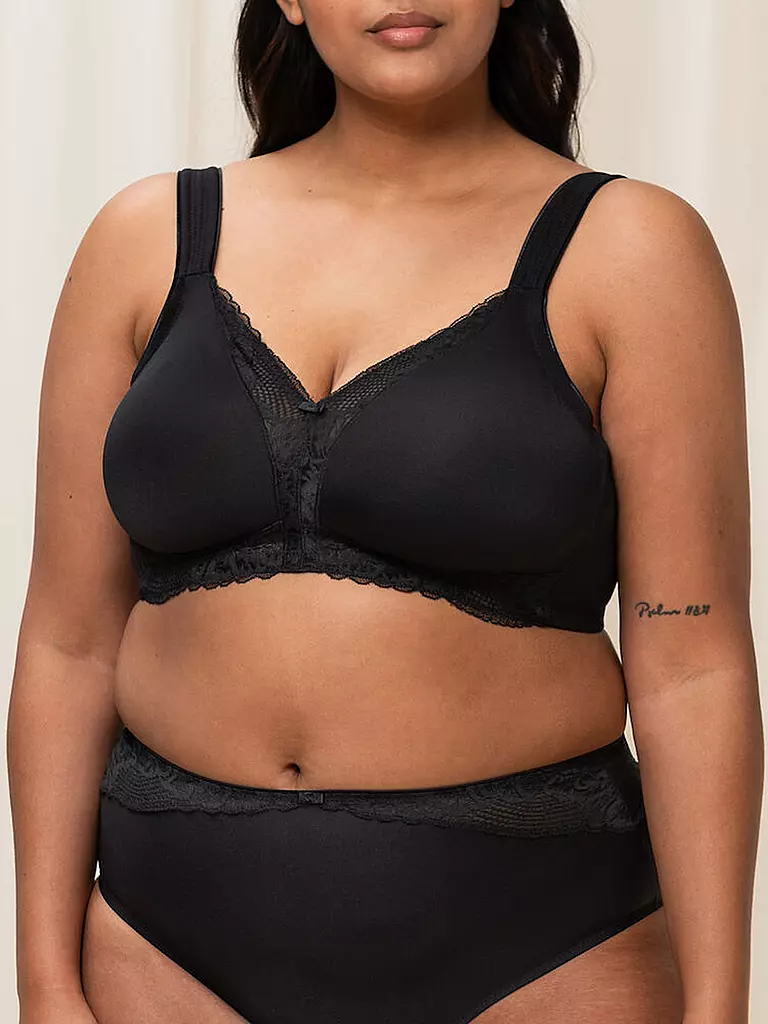 TRIUMPH BH ohne Bügel MODERN LACE black schwarz
