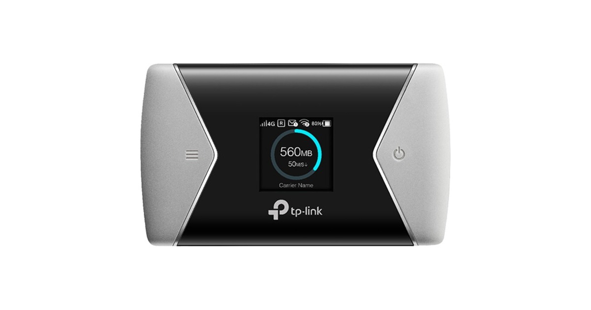 TP-Link600Mbps LTE-Advanced Mobile Wi-Fi M7650 wlan lte router  (Zwart/zilver, micro-SIM | Mifi | met accu)