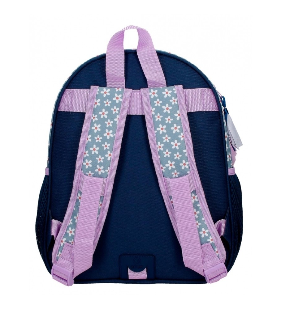 Mochila estilo Minnie da Disney, adaptável a um carro azul - 27x33x11cm