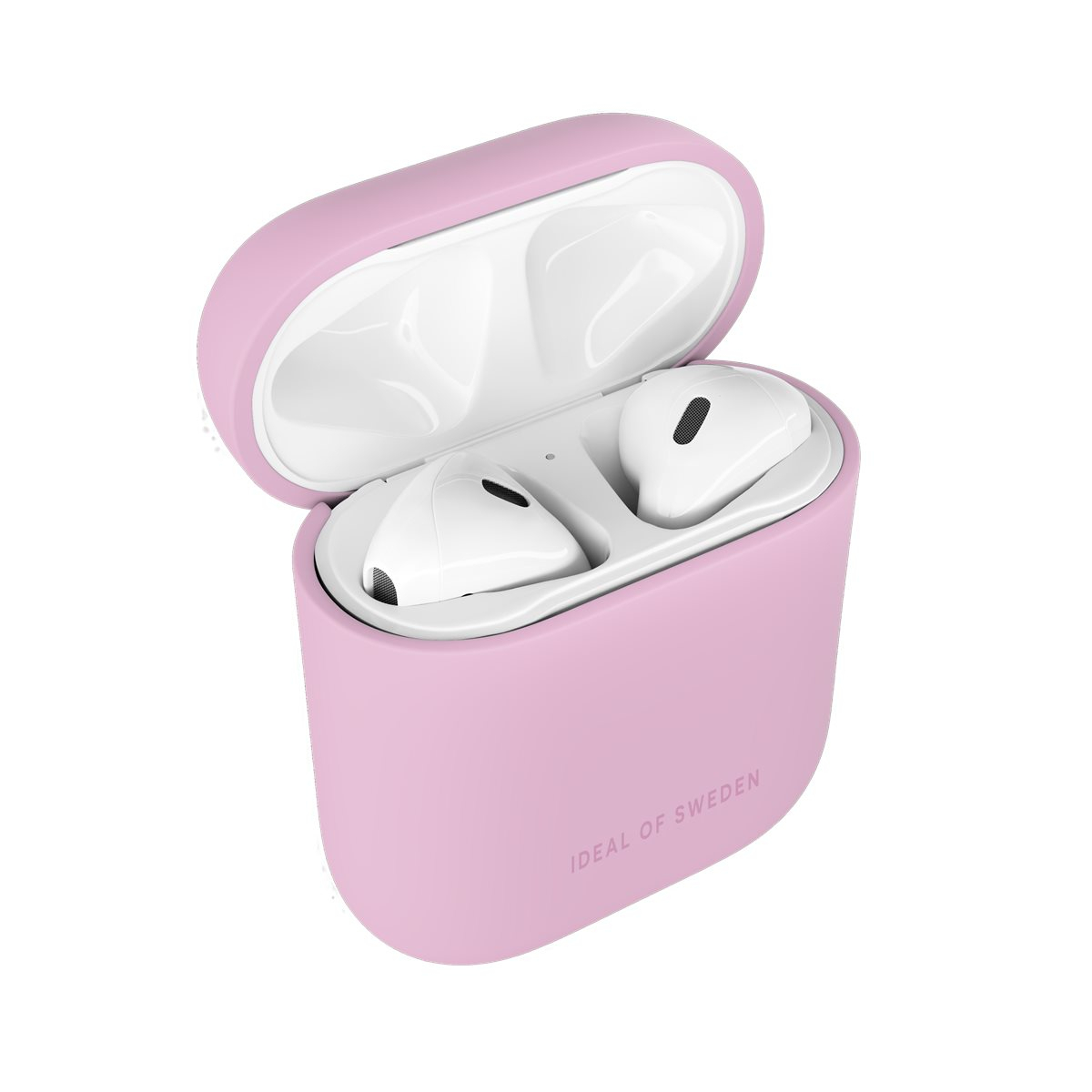 AirPods (1. & 2. Generation) Hardcase Hülle Silikon Case Recycled (IDSIAPC-498) - Bubblegum Pink (Rosa)