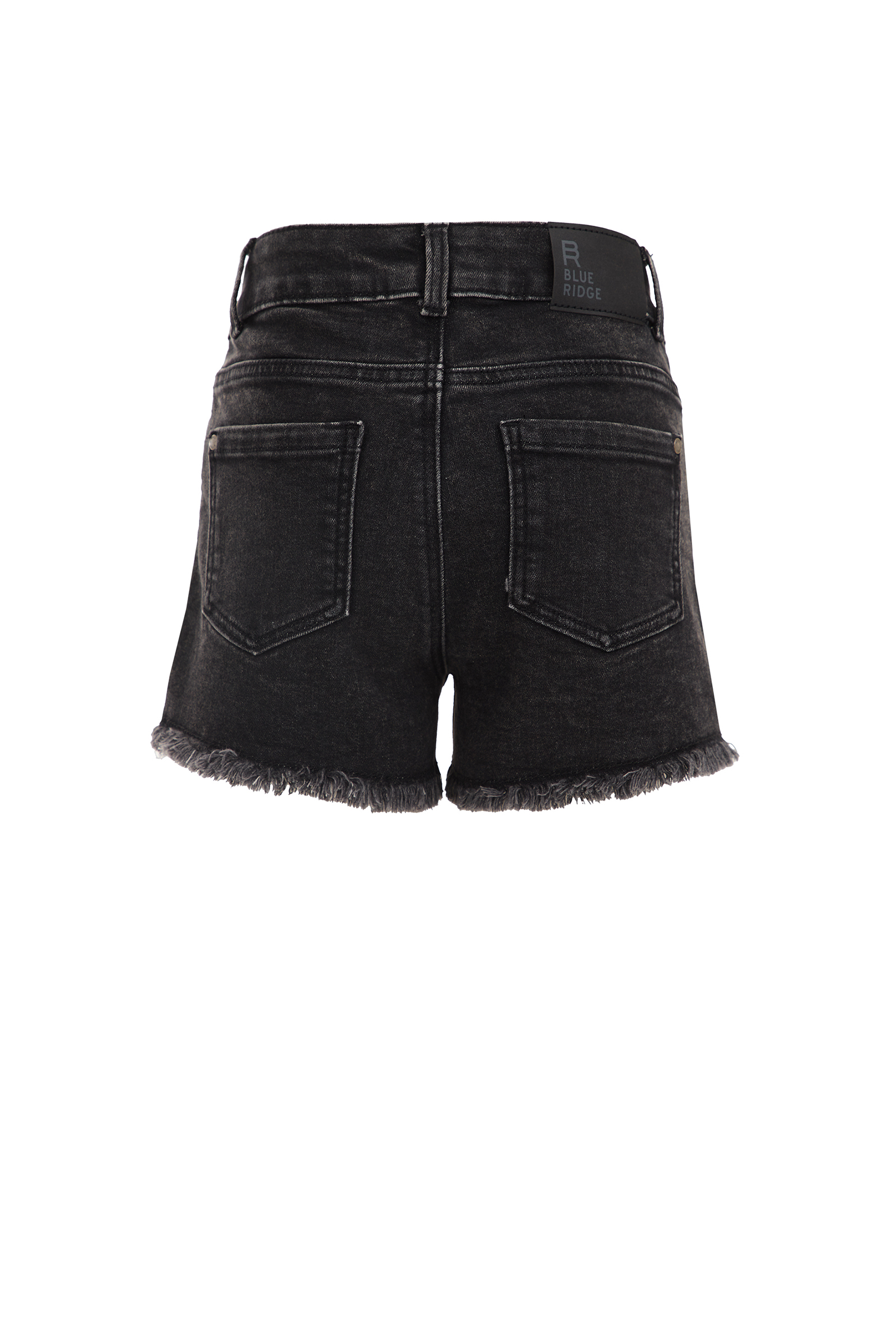 Meisjes slim fit denimshort Blue Ridge Donkergrijs
