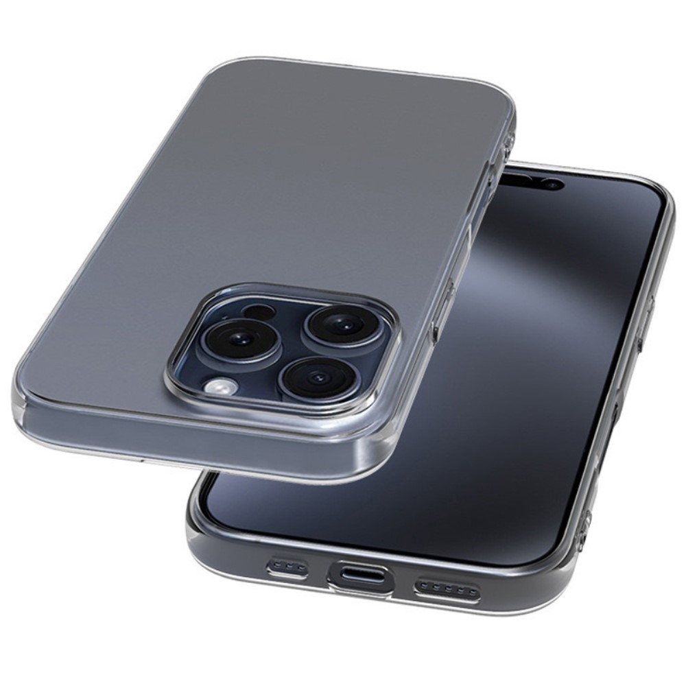 iPhone 16 Pro Gummi Case Hülle Slim Design 1.0 mm - Transparent