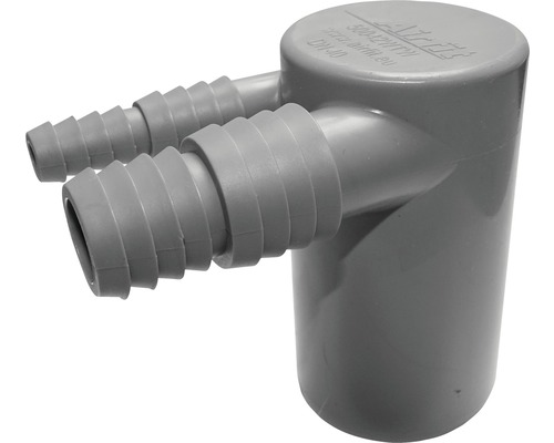 Airfit dubbele aansluitbocht DN 40 voor wasmachine en droger