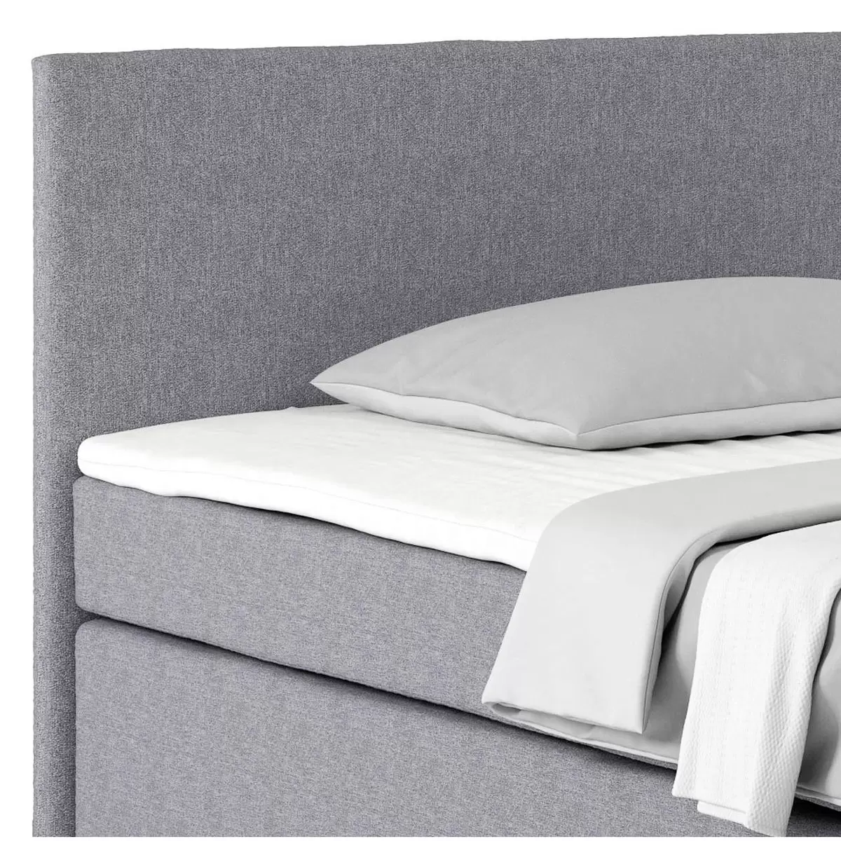Boxspringbett Nero 140 x 200 Grau
