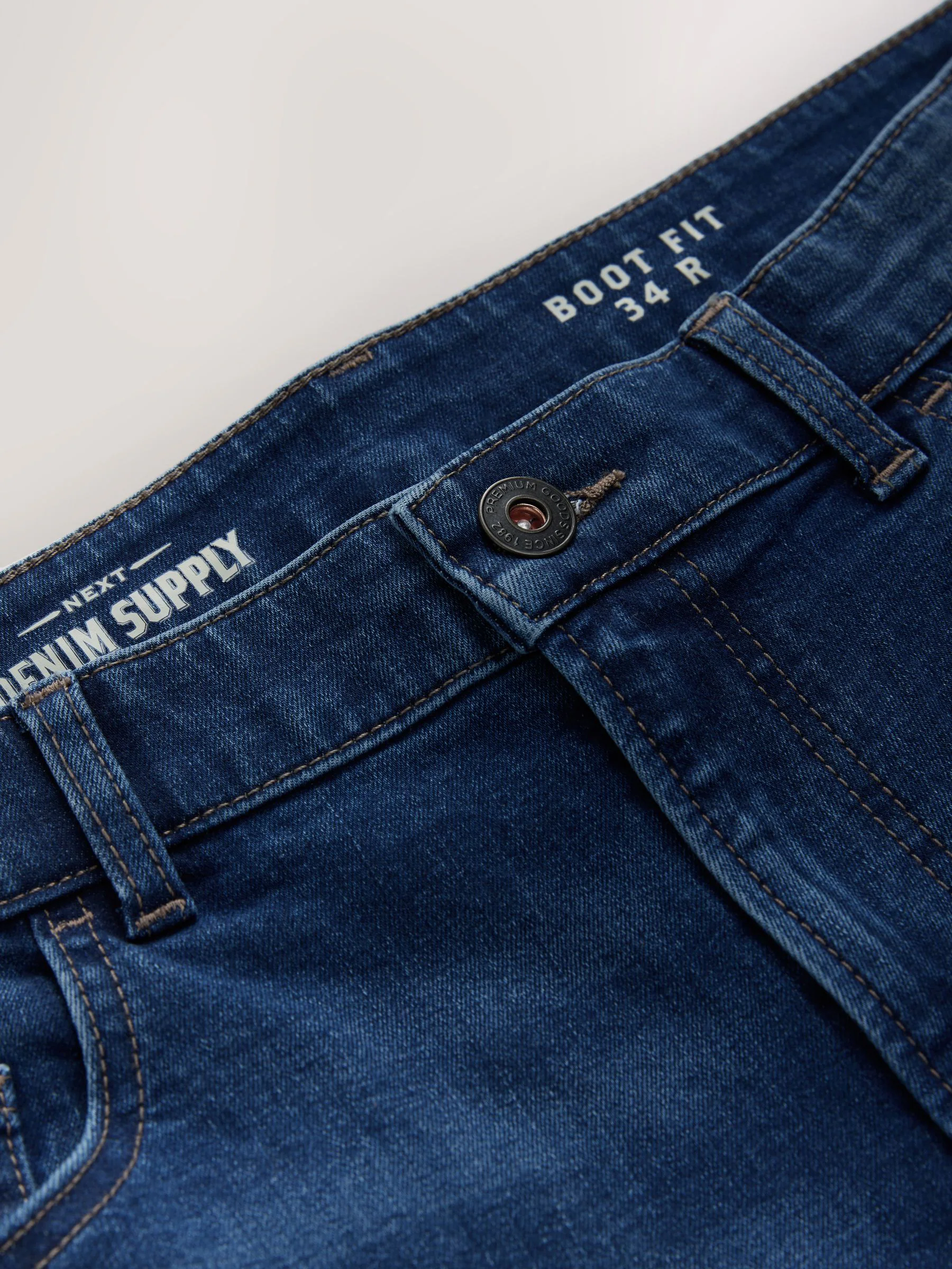 Blauw - Klassieke stretchy jeans