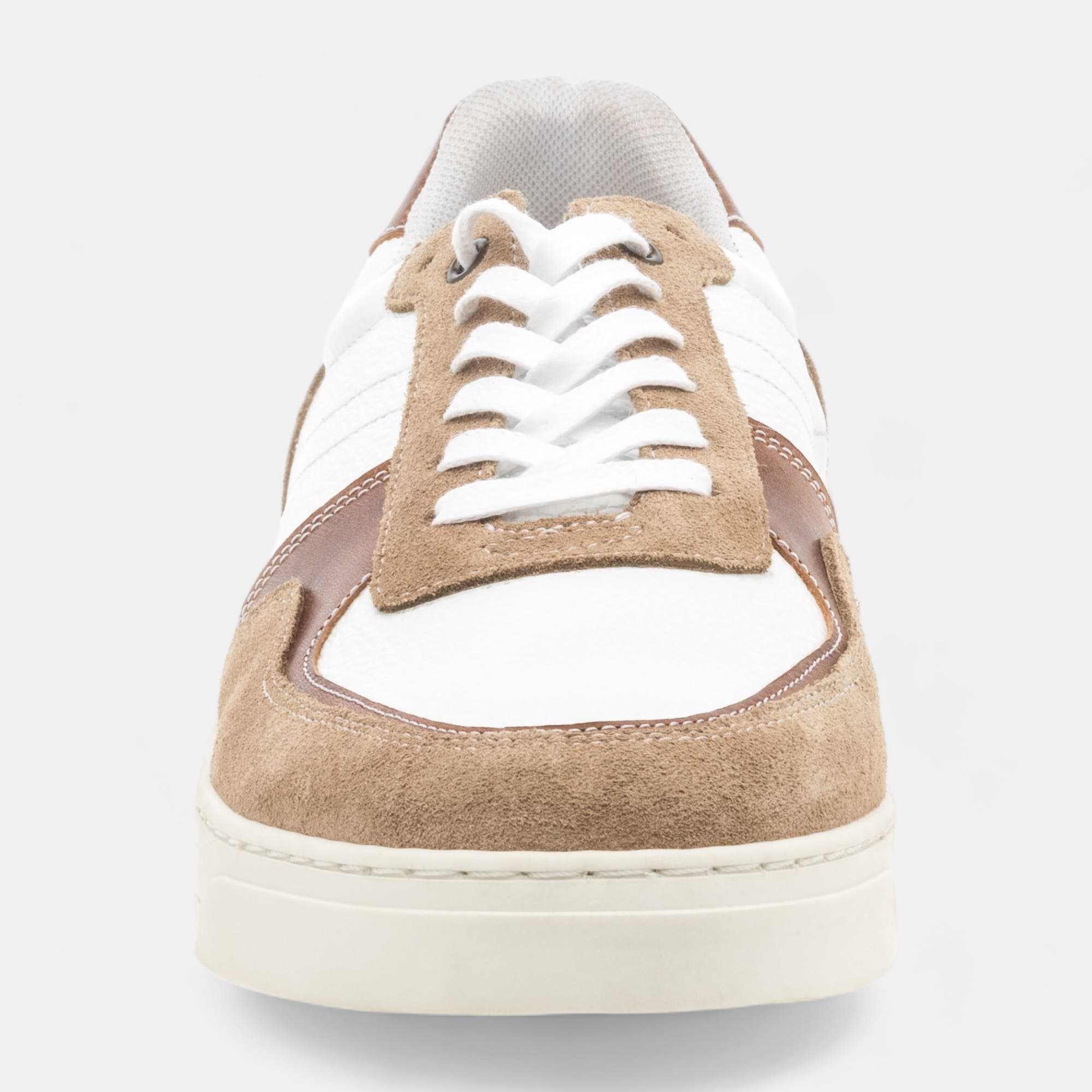 Baskets basses Homme en cuir blanc