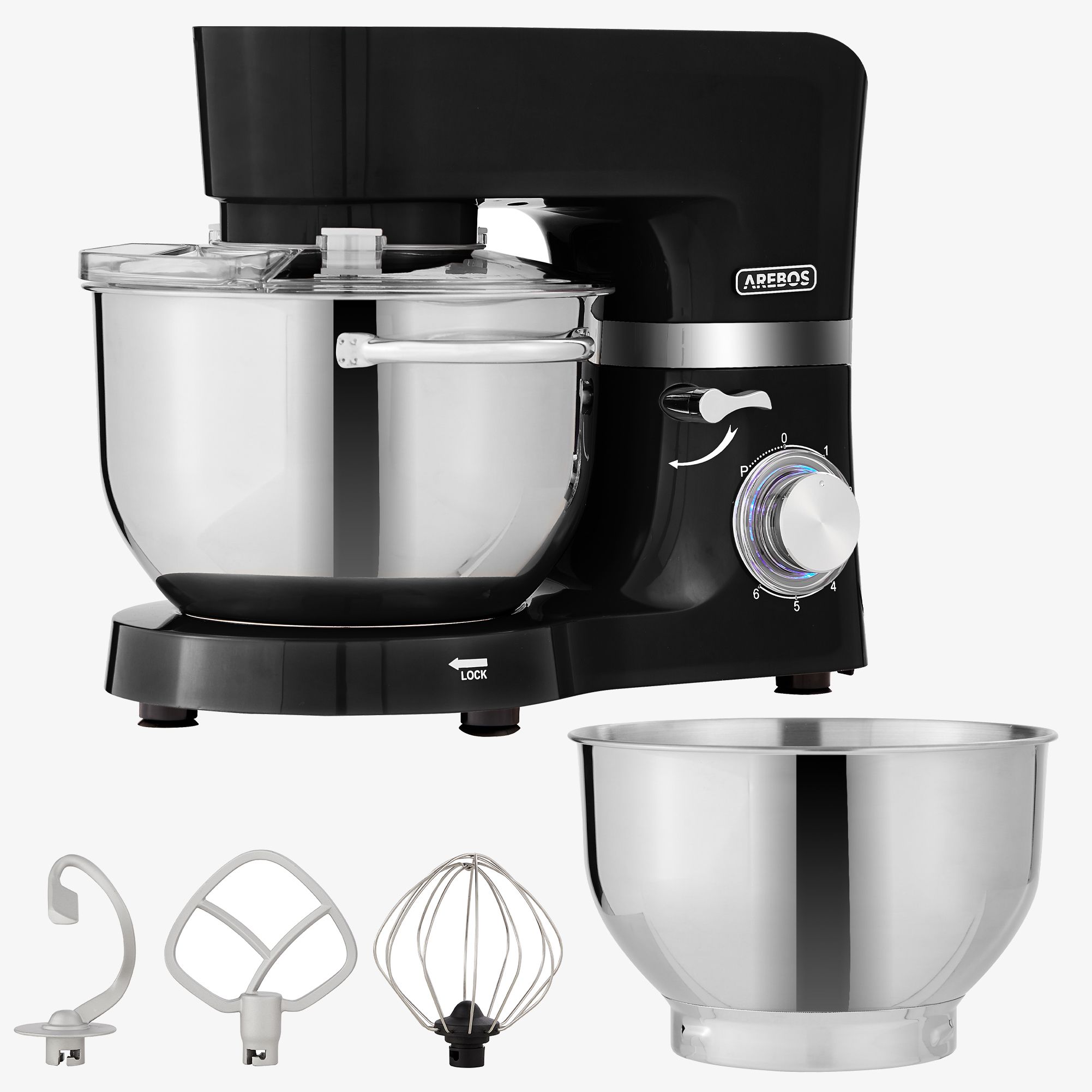 Küchenmaschine mit 2 Rührschüsseln