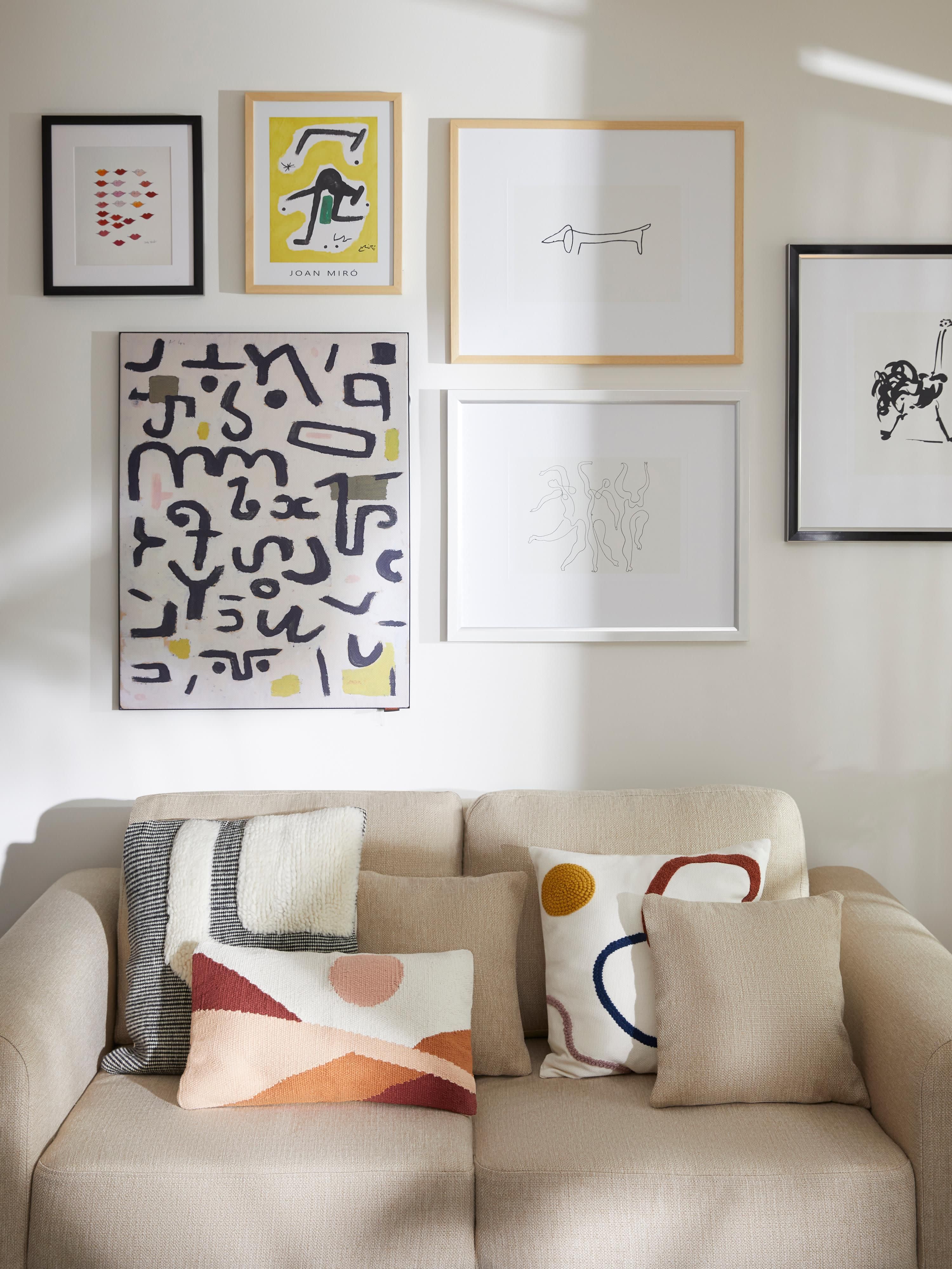 Kussenhoes Wassily met abstracte decoratie