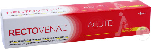 Rectovenal Acute Gel Anorectal Pour Hémorroïdes Tube 50g