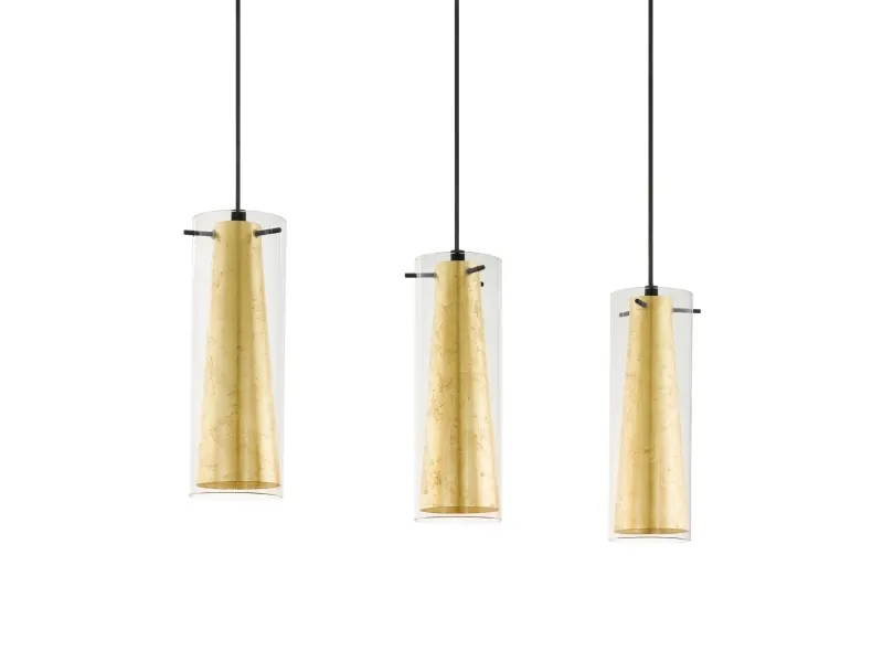 EGLO PINTO GOLD LANGBORD 3L GULD/KLAR