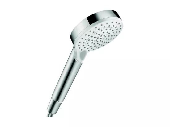 Pommeau de douche HANSGROHE Crometta EcoSmart 2 jets blanc/chromé
