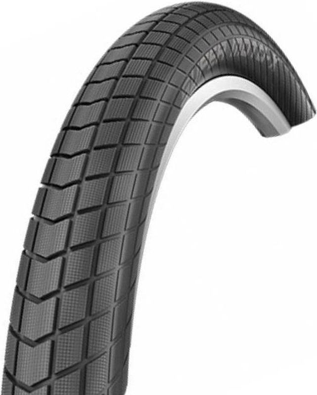 Buitenband Schwalbe Super Moto-X DD GreenGuard 20 x 2.40 / 62-406 mm - zwart met reflectie