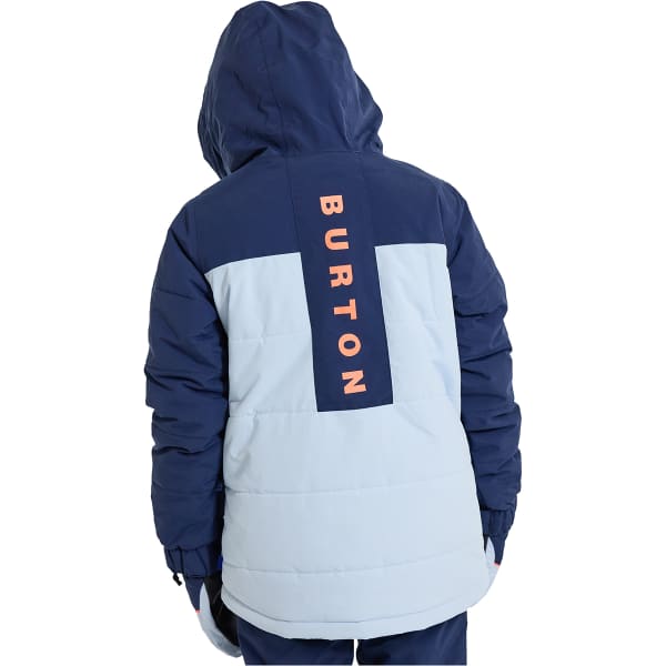 Veste snowboard BURTON B ROPEDROP JK DRESS BLUE/BALLAD BLUE/TETRA ORANGE