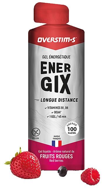 OVERSTIM.S - GEL ENERGIX LONGUE DISTANCE FRUITS ROUGES