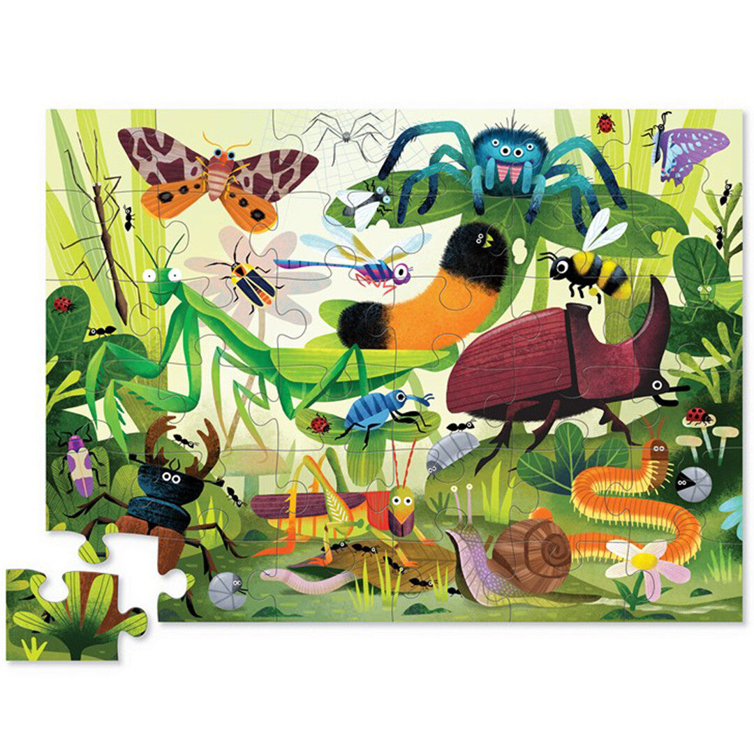 Crocodile creek vloerpuzzel insecten - 36st
