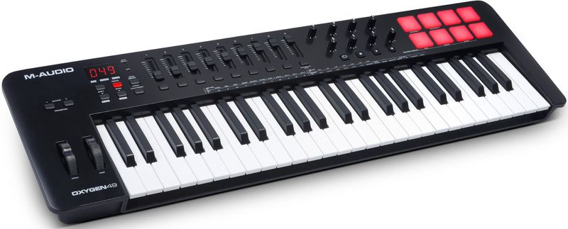 M-AUDIO Oxygen 49 MKV - USB MIDI-keyboardcontroller - 49-toetsen - Met Beatpads