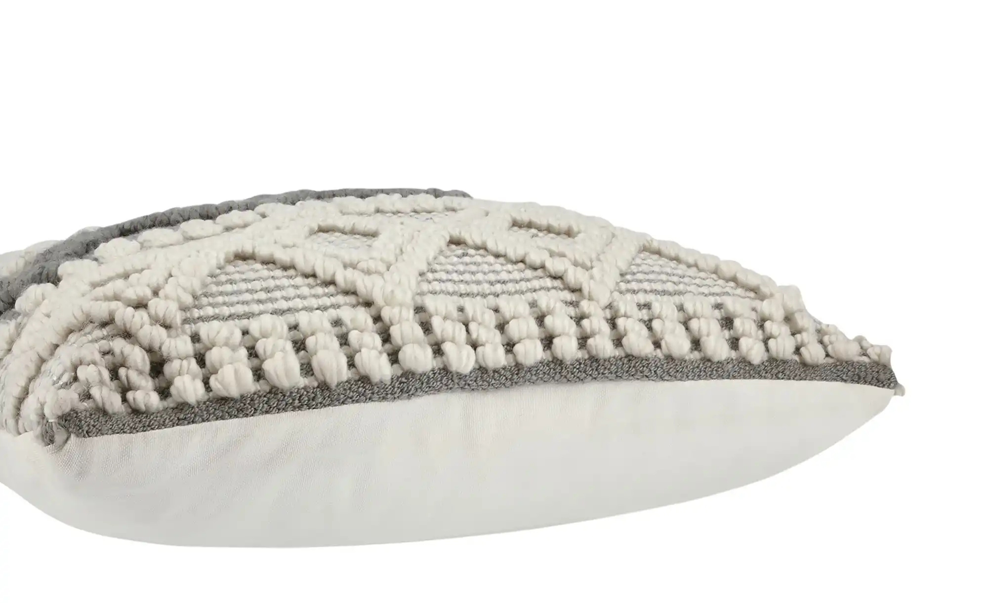 HOME STORY Kissen Grobstrickornamente