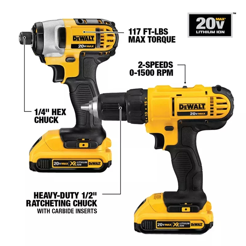 DEWALT 18V Lithium-Ion Cordless Combo Kit (28 Tools)