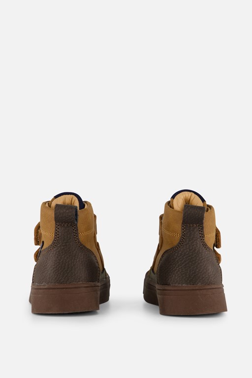 Shoesme Velcro Sneakers cognac Leer