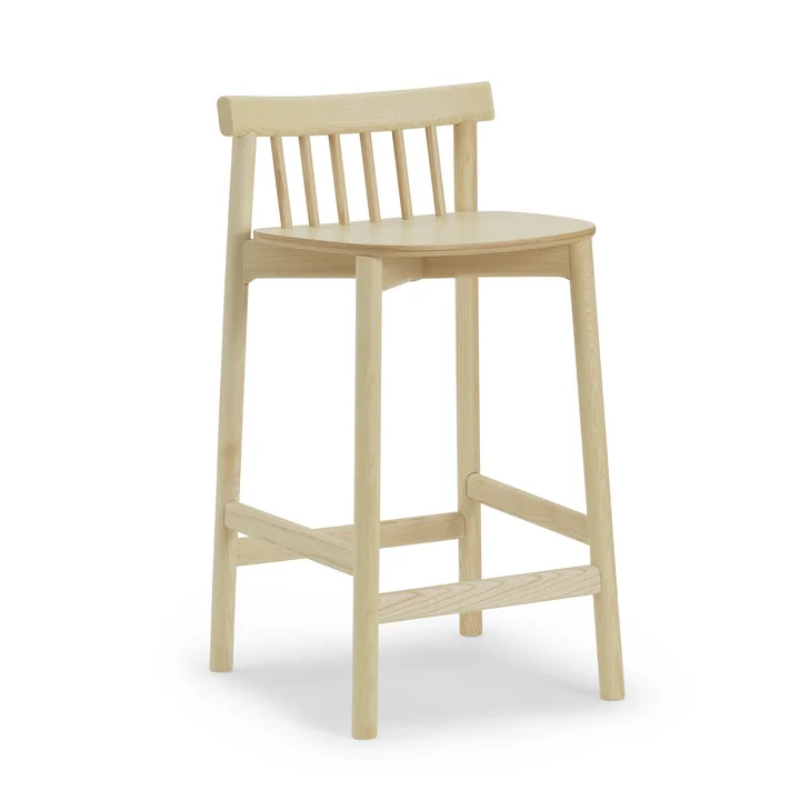 Normann Copenhagen - Pind Barstuhl, 65 cm, Esche natur