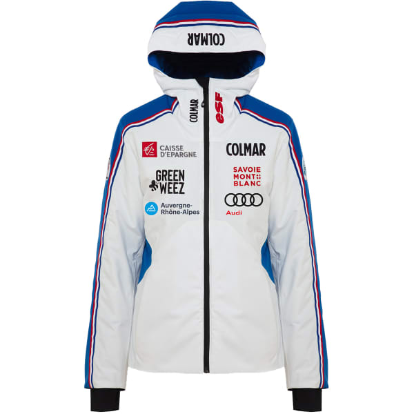 Veste de ski COLMAR LADIES JACKET REPLICA WHITE-WHITE-ABYSS BLUE