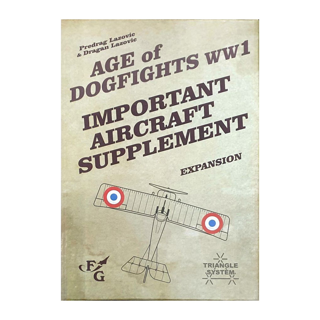 Age of Dogfights WWI – Important Aircraft Supplement