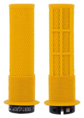 Paire de Grips DMR DeathGrip Avec Flanges Jaune