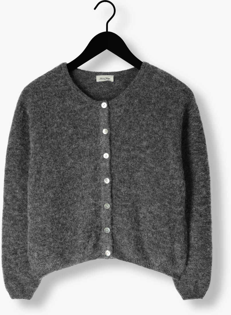 donkergrijze american vintage vest vitow cardigan
