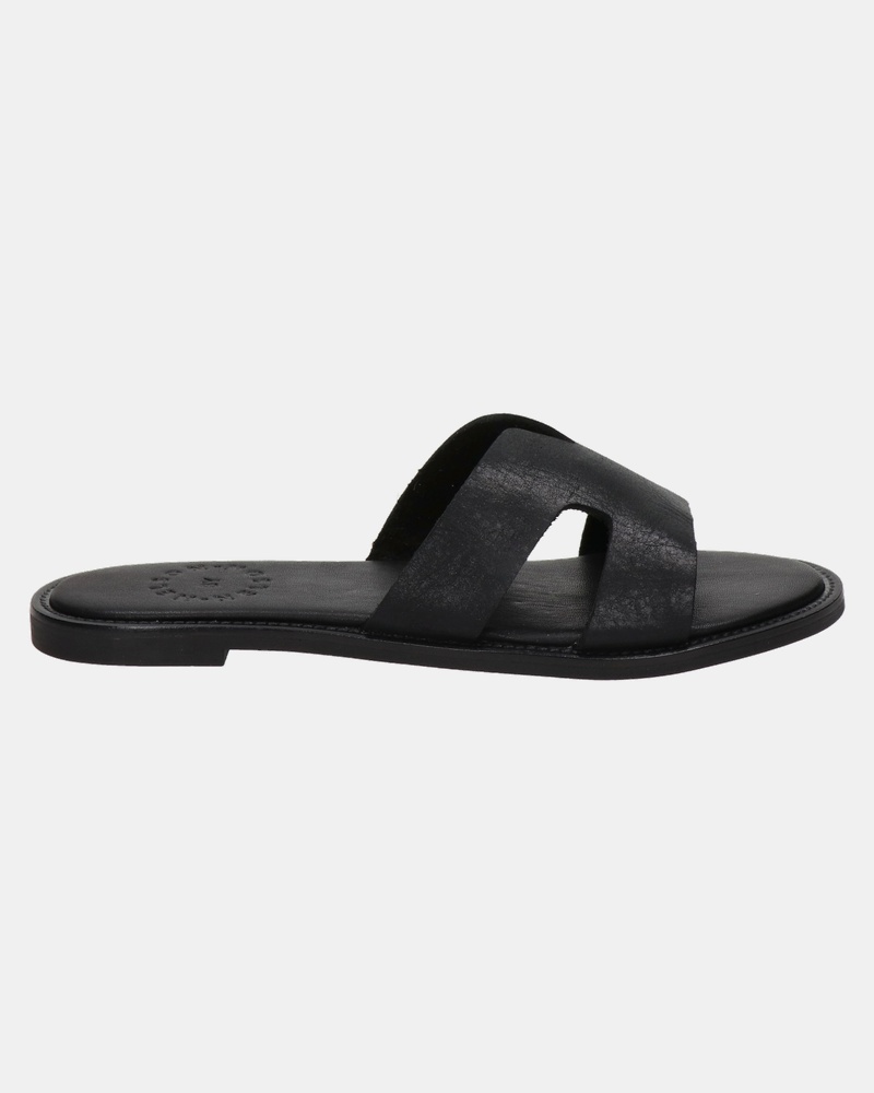 Nelson Slippers  - zwart