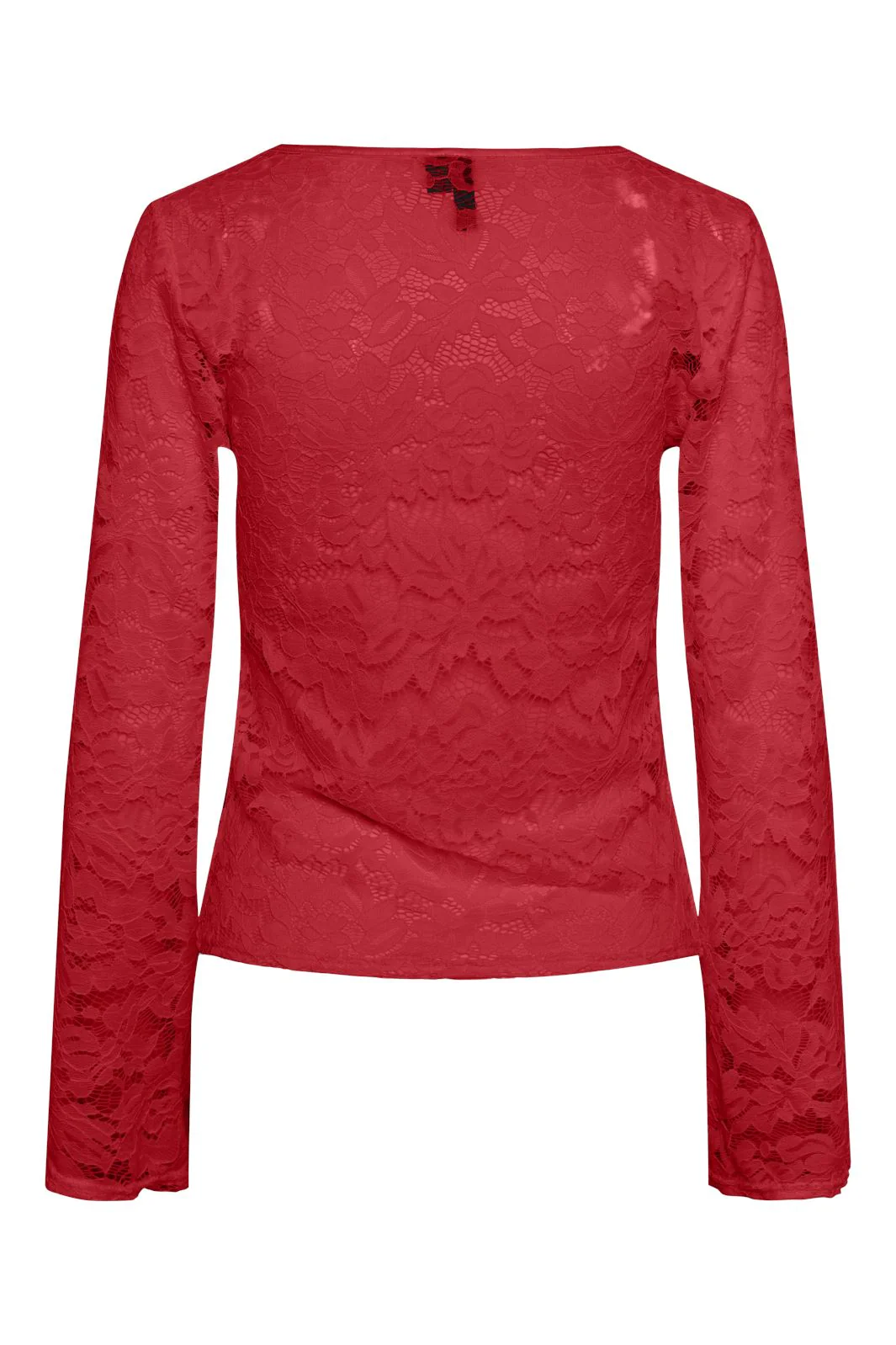 Pieces Pcamalie Ls Lace Top 4709985 high risk red