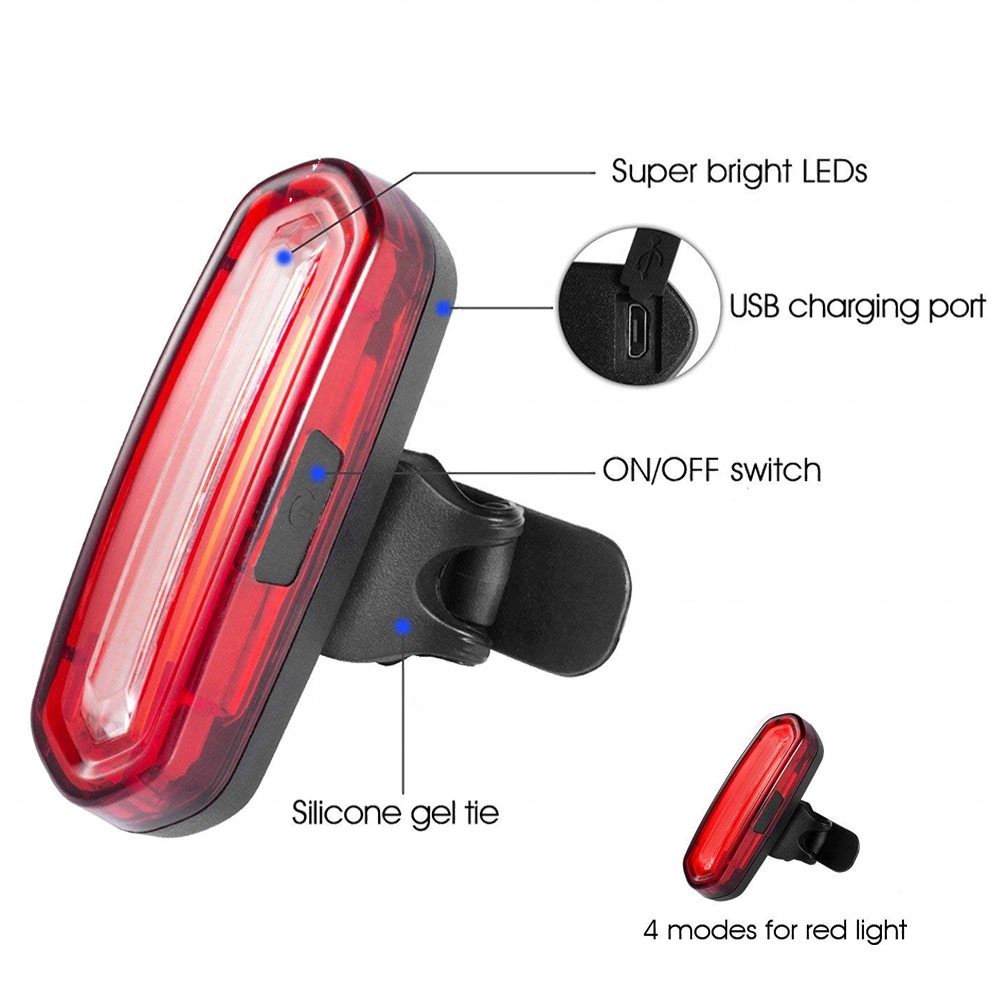 Eclairage Arrière USB Bright - 120 Lumens