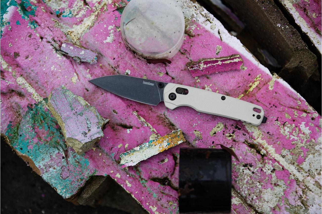 Kershaw Bel Air, 6105, Blackwashed MagnaCut, Aluminium, zakmes