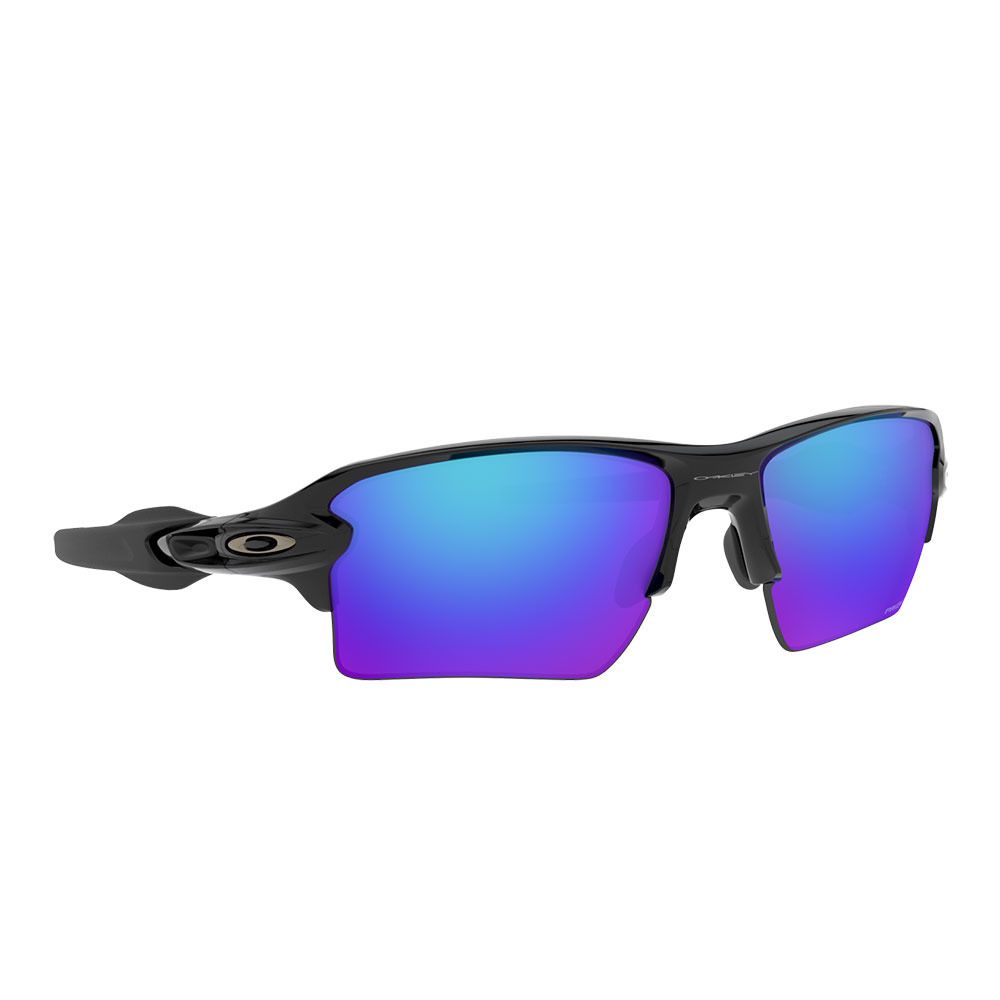 Oakley FLAK 2.0 XL - Lunettes de soleil polarisés polished black/prizm sapphire iridium