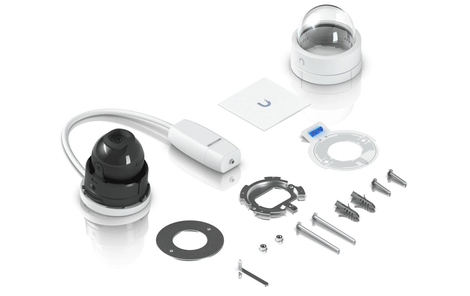 Netzwerkkamera UVC-G5-DOME-ULTRA-B SchwarzUltrakompakte und manipulationssichere 2K-HD-PoE-Kamera mit Nachtsichtfunktion für die Sicherheit in Innenräumen