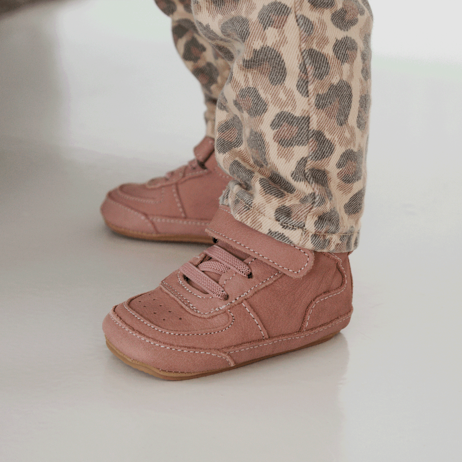 Shoesme roze BABY-PROOF® schoentje Leer | Meisjes schoenen